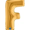 Grabo Mini Guld Bogstav Ballon 35 cm, F