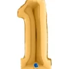 Grabo Mini Guld Tal Folieballon 35 cm, 1