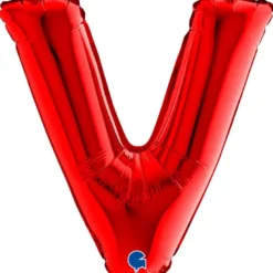 Grabo Mini Rød Bogstav Ballon 35 cm, V
