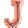 Grabo Mini Rosegold Bogstav 35 cm, J