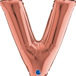 Grabo Mini Rosegold Bogstav 35 cm, V