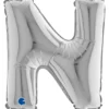 Grabo Mini Sølv Bogstav 35 cm, N