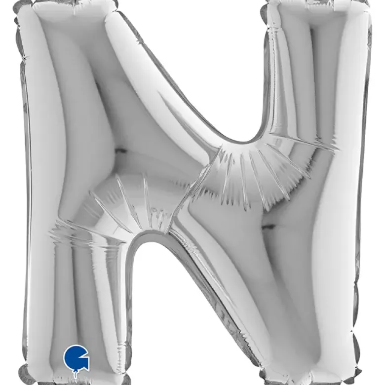Grabo Mini Sølv Bogstav 35 cm, N