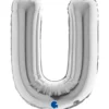 Grabo Mini Sølv Bogstav 35 cm, U
