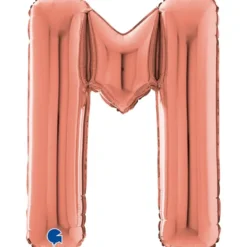 Grabo Rosegold Bogstav Ballon 66 cm, M