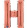 Grabo Rosegold Bogstav Ballon 66 cm, H