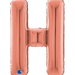 Grabo Rosegold Bogstav Ballon 66 cm, H