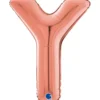 Grabo Rosegold Bogstav Ballon 66 cm, Y