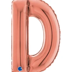 Grabo Rosegold Bogstav Ballon 66 cm, D