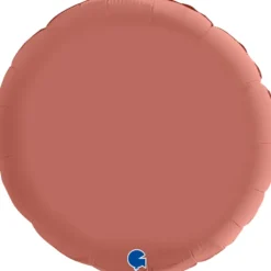 Grabo Rund Folieballon 45 cm, Satin Rosegold