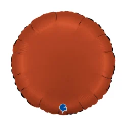 Grabo Rund Folieballon 45 cm, Satin Terrakotta