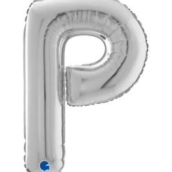 Grabo Sølv Bogstav Ballon 66 cm, P