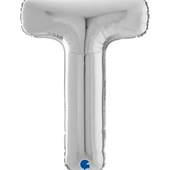Grabo Sølv Bogstav Ballon 66 cm, T