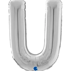 Grabo Sølv Bogstav Ballon 66 cm, U