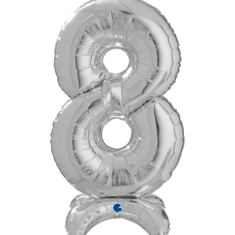 Grabo Sølv "8" Standup Tal til Luft, 64 cm