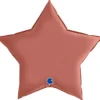 Grabo Stjerne Folieballon 46 cm, Satin Rosegold