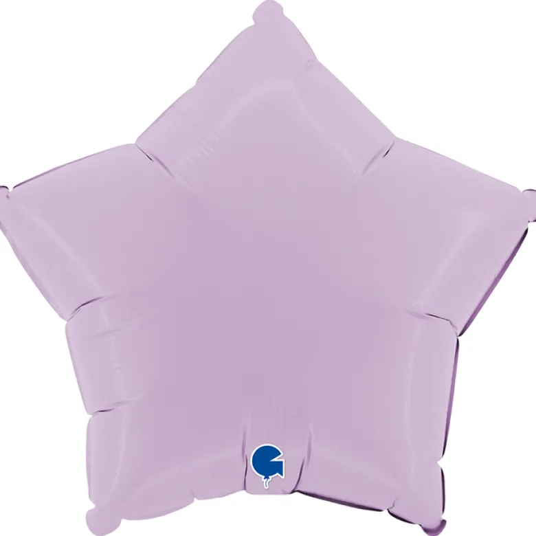Grabo Stjerne Folieballon 46 cm, Matte Lilac