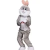 Grå Maskot Kanin Dragt til Voksne