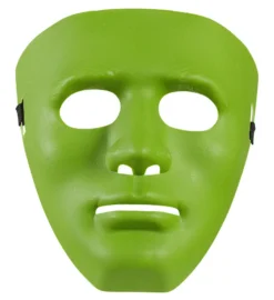 Grøn anonym maske