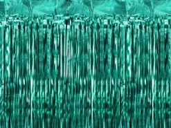 Grøn Glimmerforhæng Folie 100x200cm