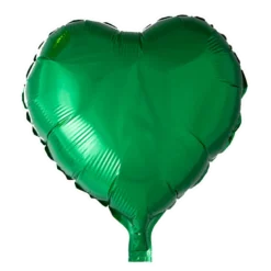 Grøn Hjerte Folie Ballon