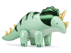 Grøn Triceratops Folieballon til Luft