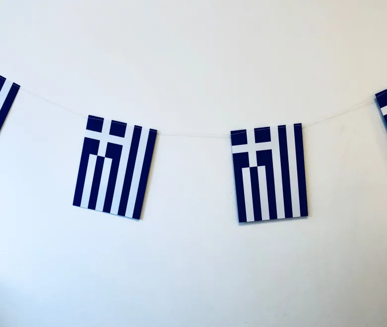Græsk Flagguirlande, Stor