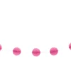 Guirlande med pink "bolde"