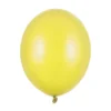Gul Ballon Metallisk, 30 cm