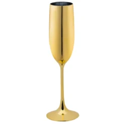 Guld Champagneglas