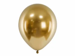 Guld Chrome Ballon, 30 cm