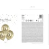 Guld Chrome Ballon, 18år , Glossy Latexballoner