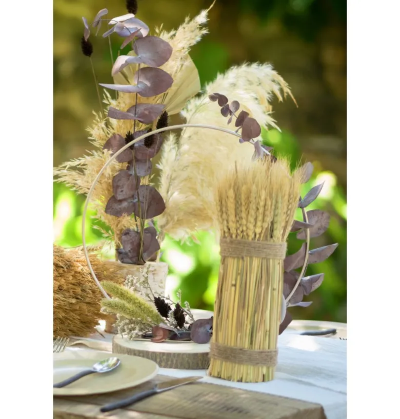 Guld Dekorationsring på Fod, 30 cm