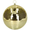 Guld Discokugle, ø20 cm