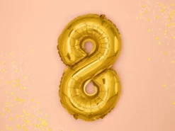Guld Tal Ballon 35 cm - 8