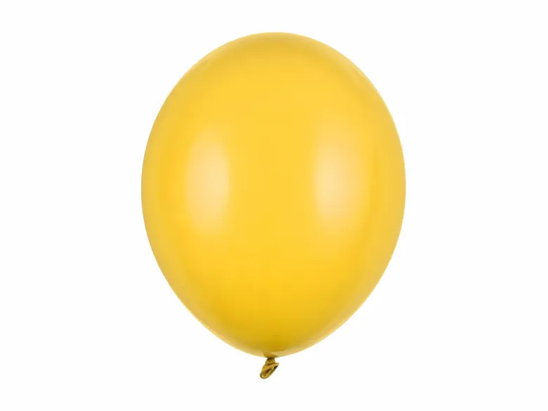 Gule Balloner "Honey Yellow" 30 cm, 50 stk.