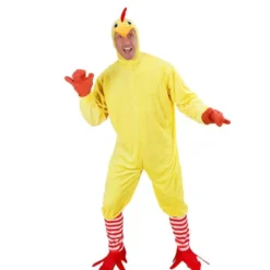 Gult Påskekylling Kostume til Voksne