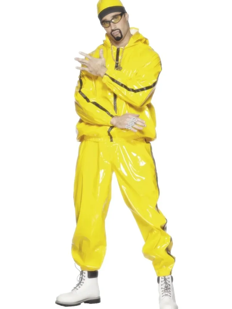 Gult Rapper Kostume ala. Ali G.