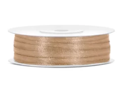 Gyldent Satinbånd, 50M X 3mm