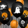 50 Halloween Balloner, 'Spøgelseshus' (30cm.)