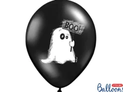50 Halloween Balloner, 'Spøgelseshus' (30cm.)