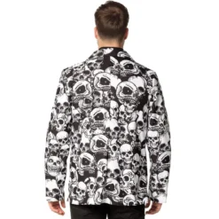 Halloween Blazer Jakke m/Kranier