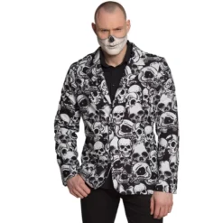 Halloween Blazer Jakke m/Kranier