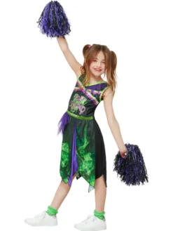 Halloween Børnekostume - Toxic Cheerleader
