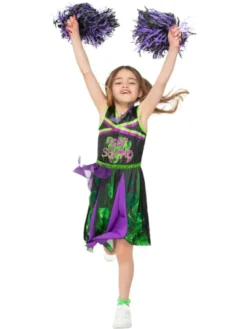 Halloween Børnekostume - Toxic Cheerleader
