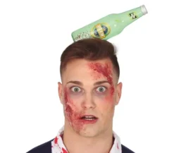 Halloween Hårbøjle - Flaske i Hovedet