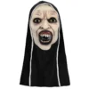 Halloween Maske - Skrigende Nonne