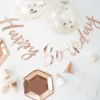 Happy Birthday in a Box, Rosegold Fødselsdags Kit