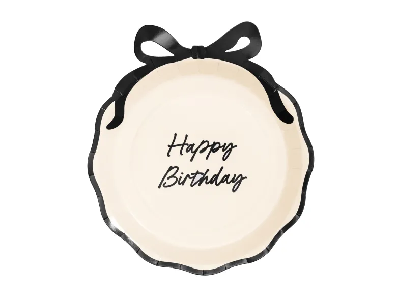 Happy Birthday Tallerkner "Milestone", 6 stk.