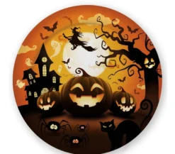 Happy Halloween Tallerkner, 6 stk.